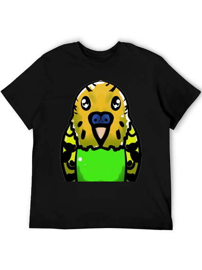 Budgie Cartoon Graphic T-Shirt