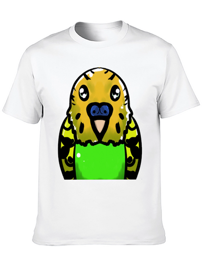 Budgie Cartoon Graphic T-Shirt