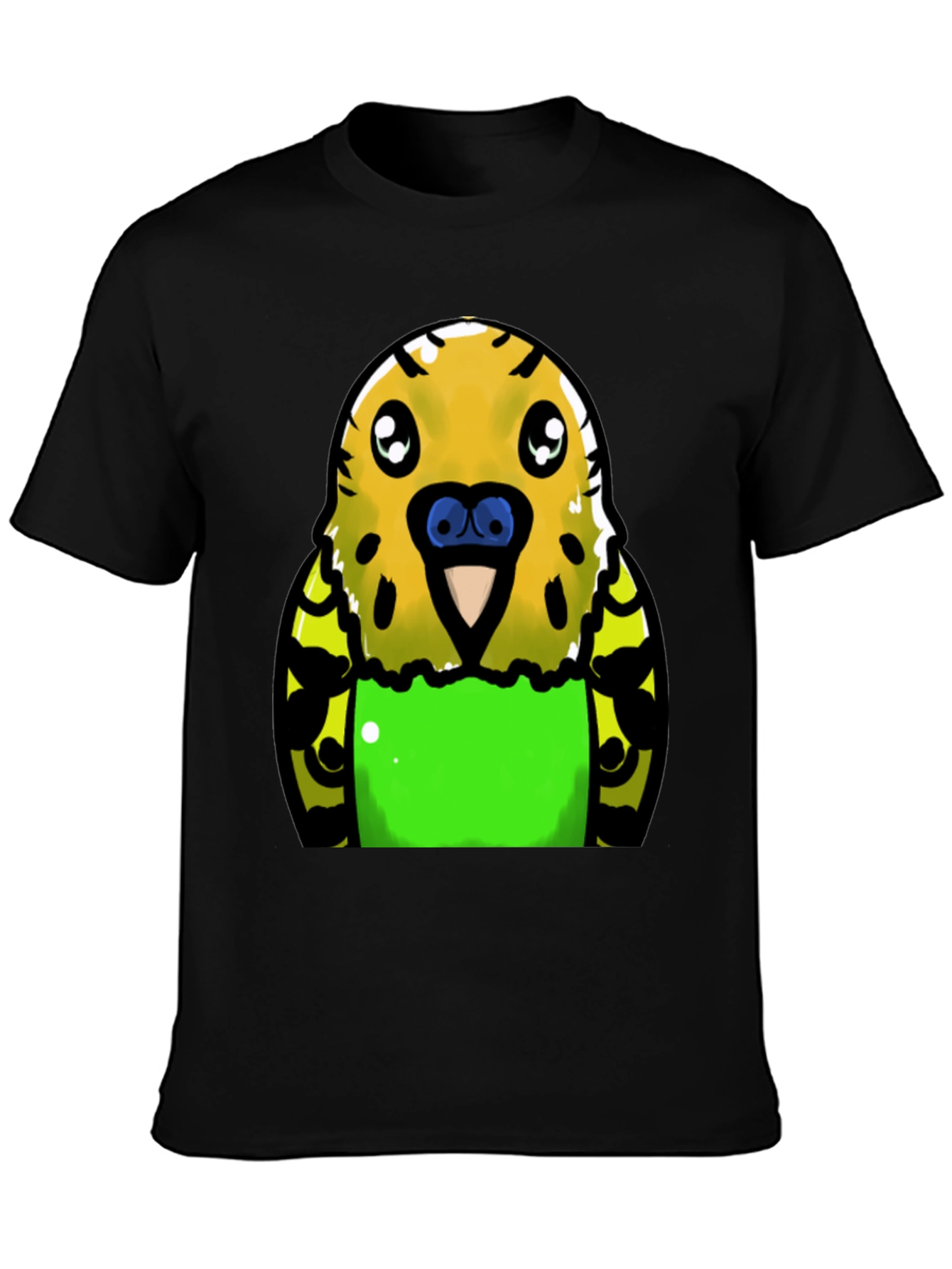 Budgie Cartoon Graphic T-Shirt