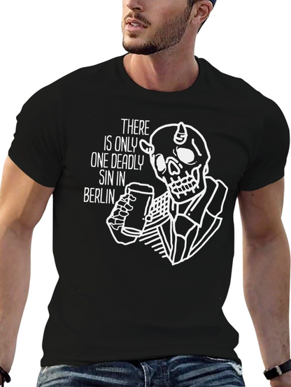 Berlin Deadly Sin Graphic Tee - Black