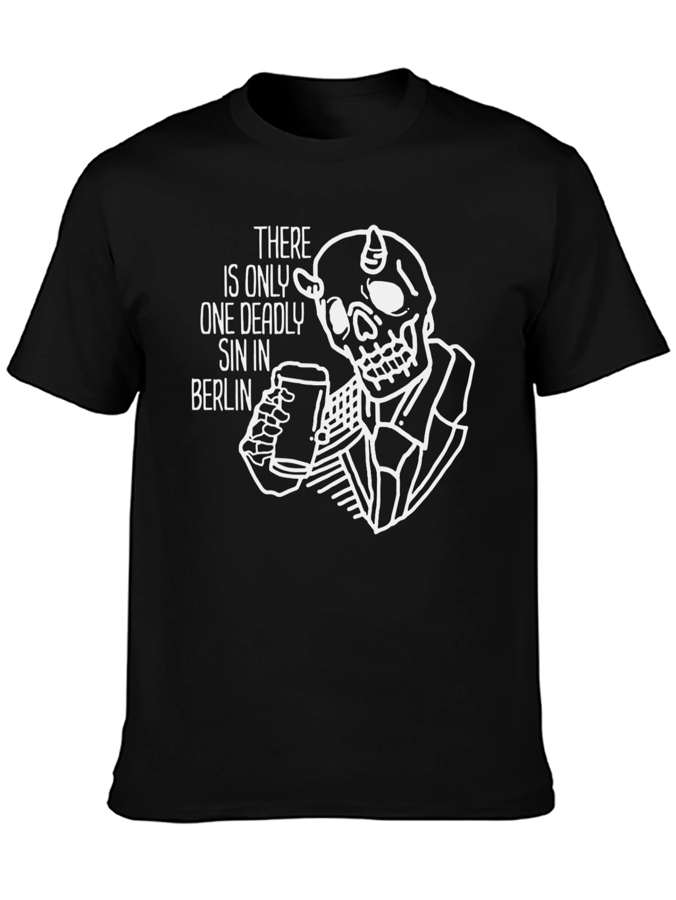 Berlin Deadly Sin Graphic Tee - Black