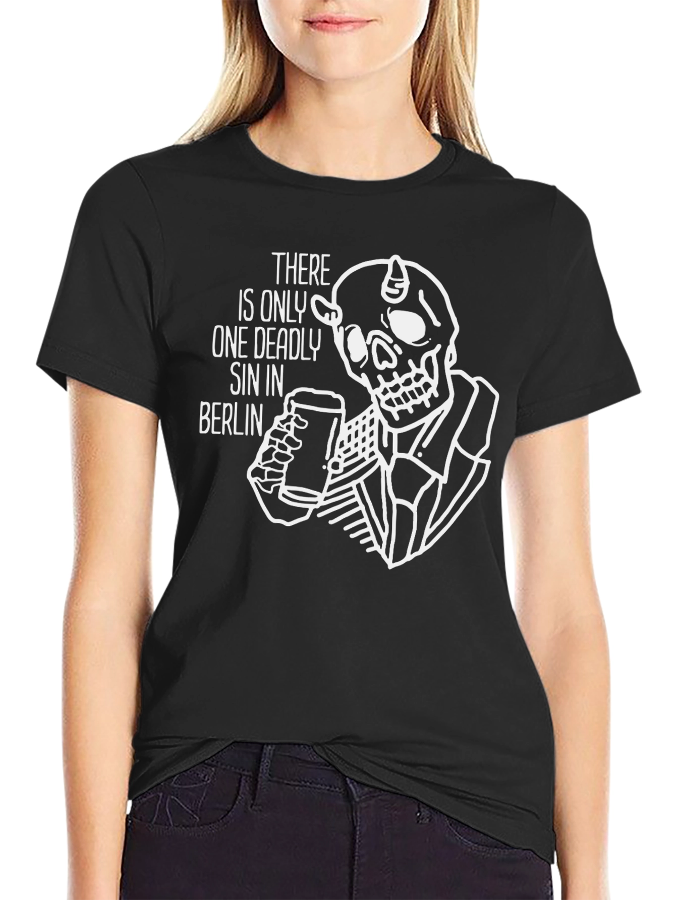 Berlin Deadly Sin Graphic Tee - Black