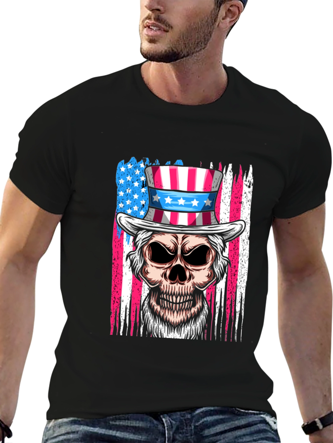 Patriotic Skull T-Shirt