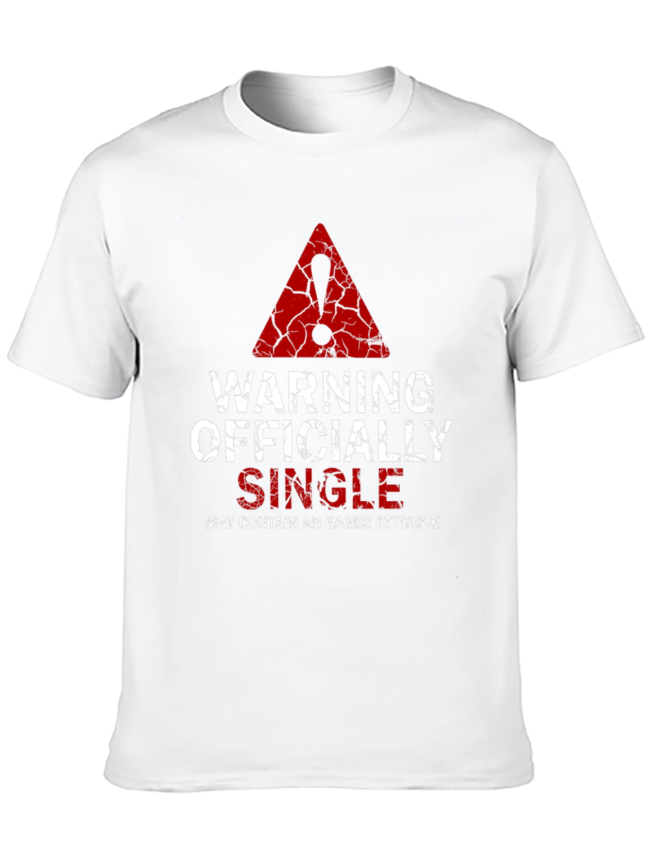 Warning Officially Single Mens T-Shirt