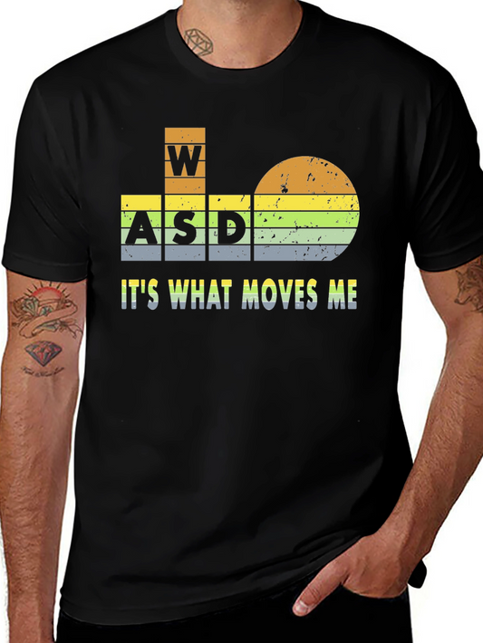 Gamer WASD T-Shirt - Its What Moves Me
