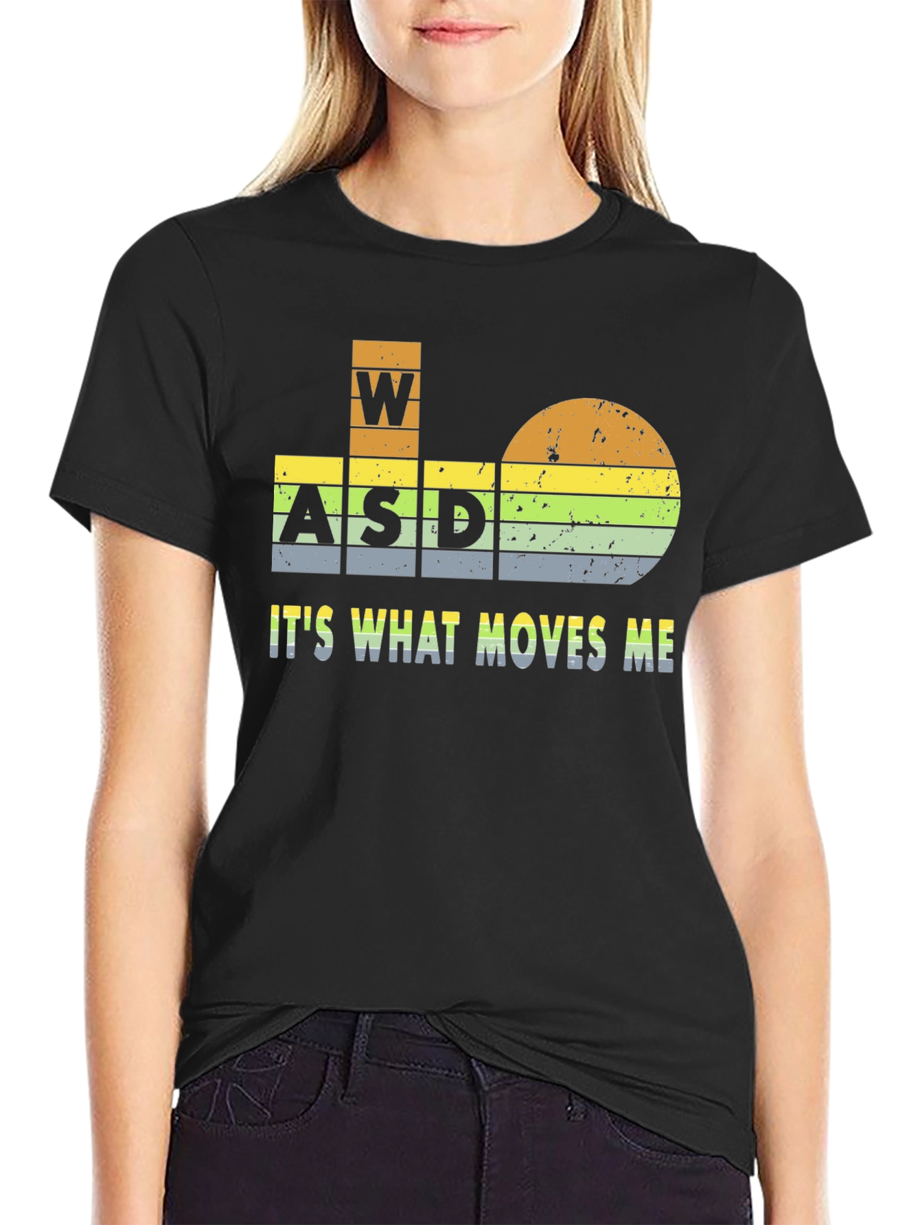 Gamer WASD T-Shirt - Its What Moves Me