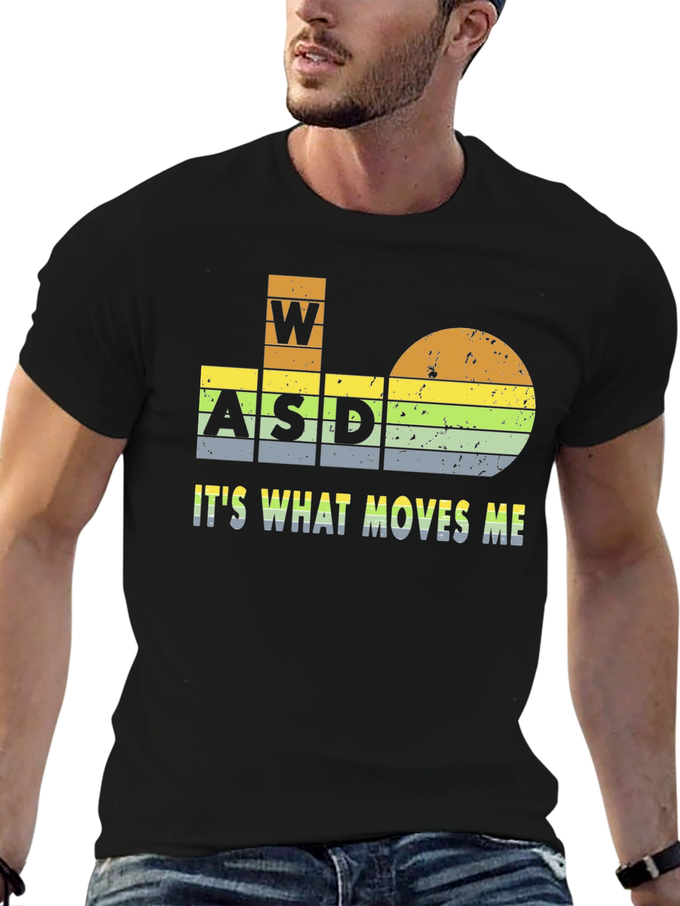 Gamer WASD T-Shirt - Its What Moves Me