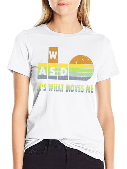 Gamer WASD T-Shirt - Its What Moves Me