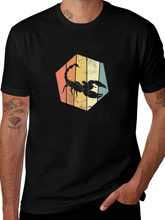 Retro Scorpion Graphic T-Shirt - Vintage Style Tee