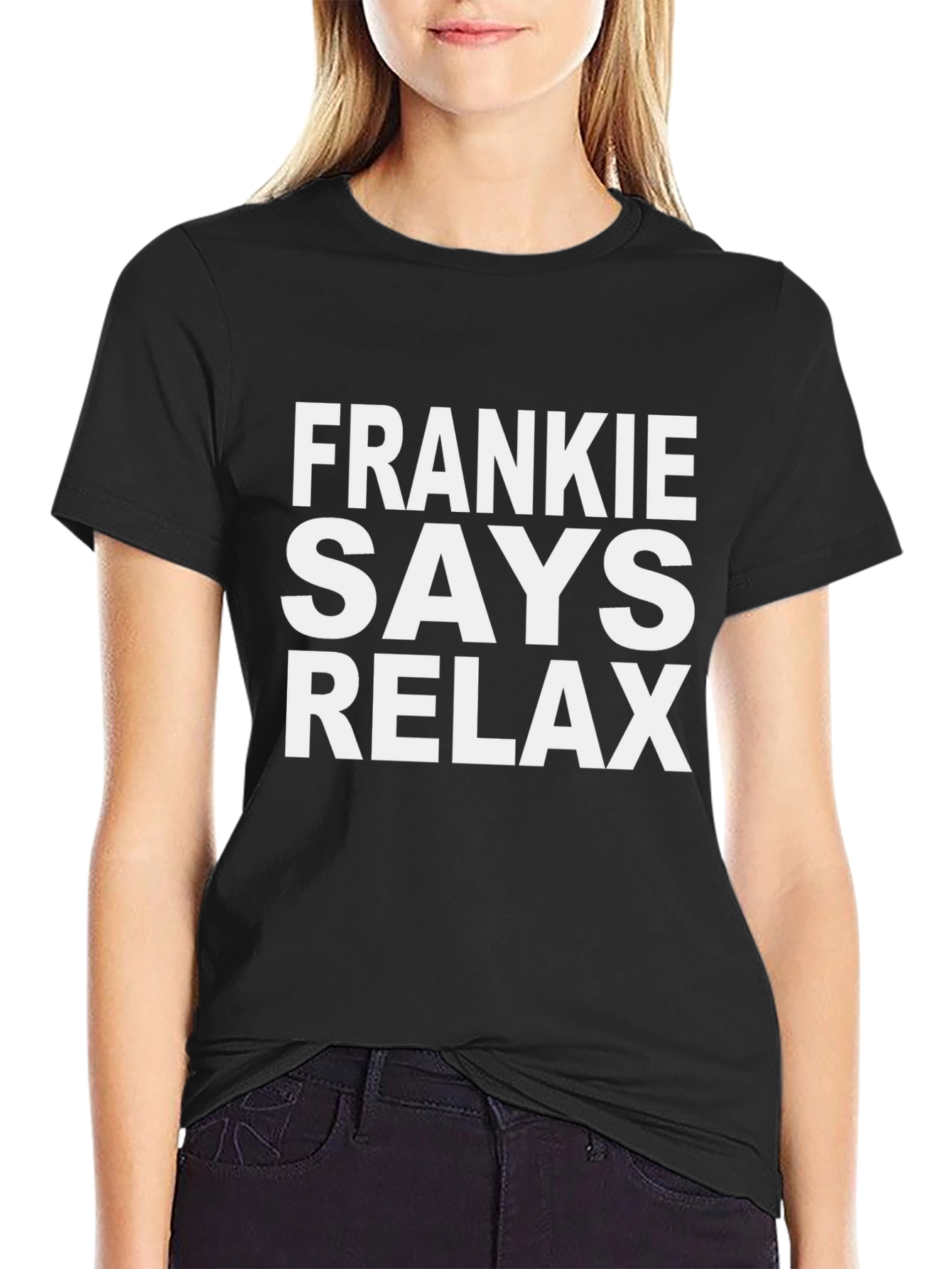 Frankie Says Relax Graphic Tee - Retro Style