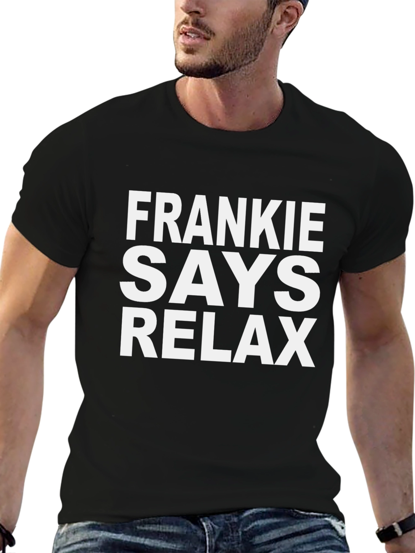 Frankie Says Relax Graphic Tee - Retro Style