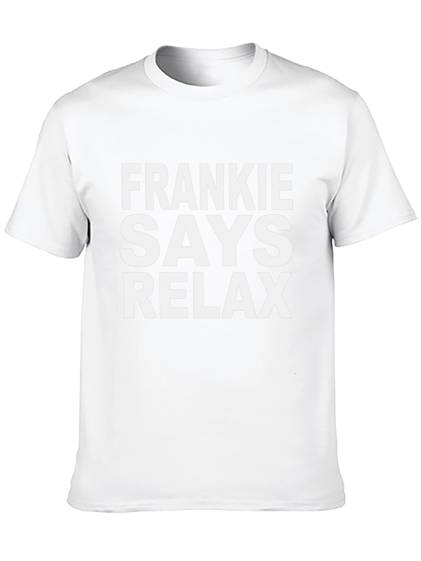 Frankie Says Relax Graphic Tee - Retro Style