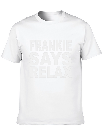 Frankie Says Relax Graphic Tee - Retro Style