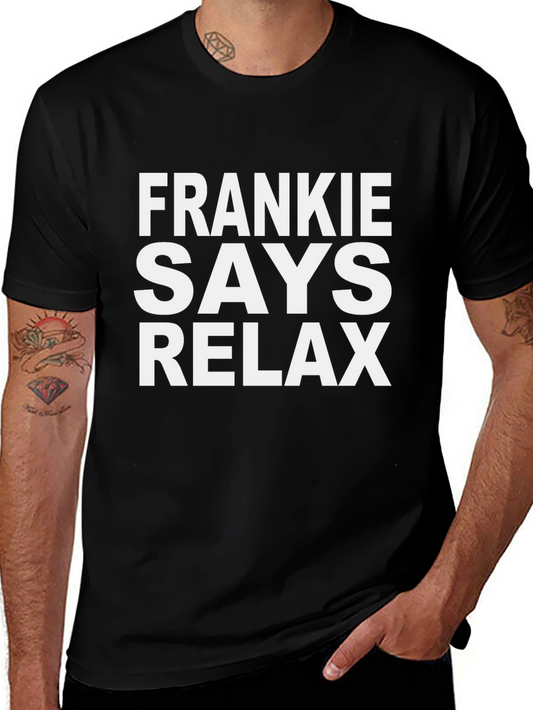 Frankie Says Relax Graphic Tee - Retro Style