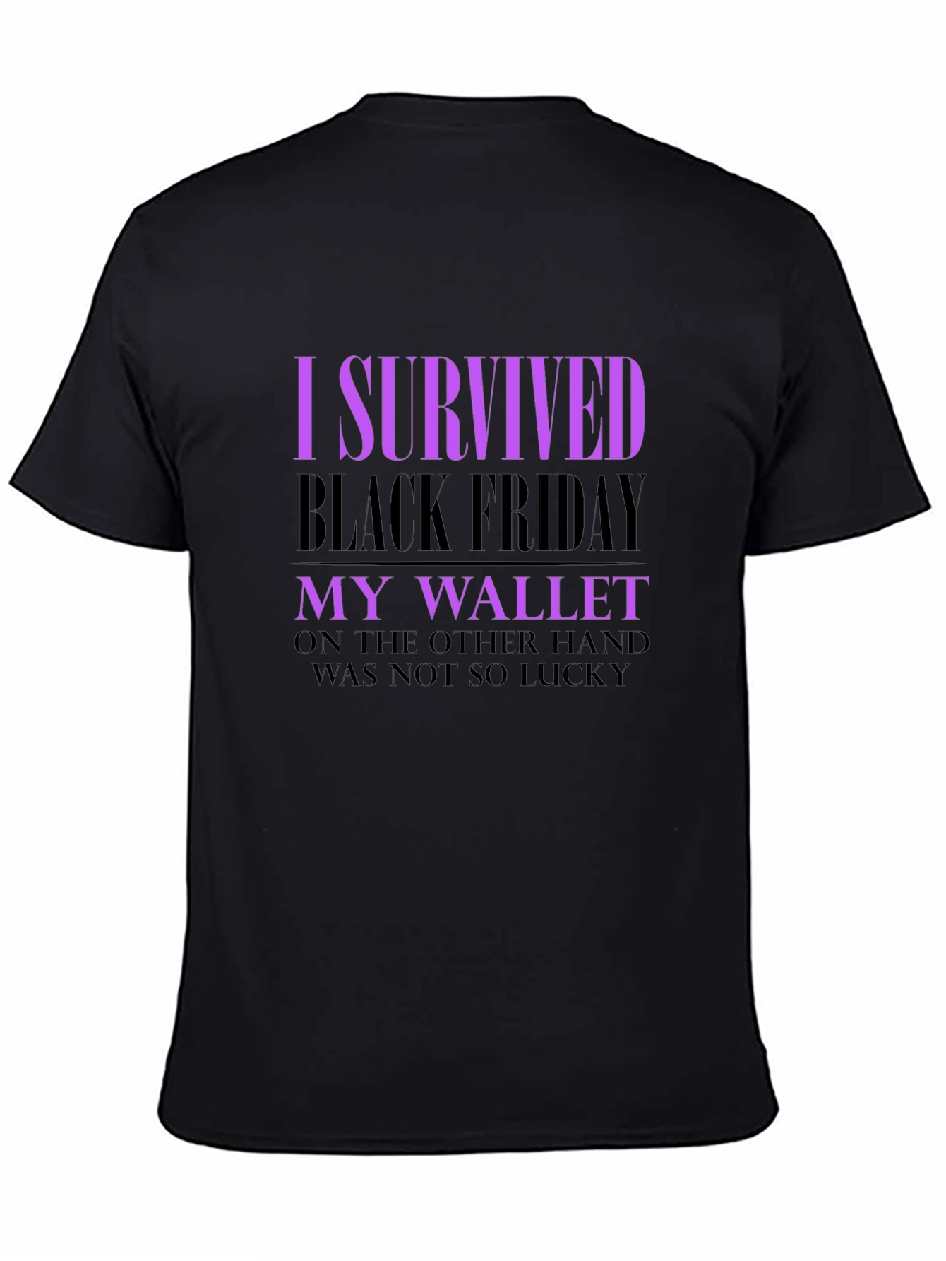 Black Friday Survivor Novelty T-Shirt
