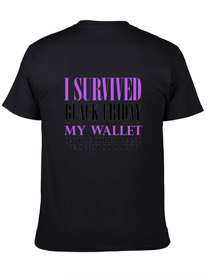 Black Friday Survivor Novelty T-Shirt