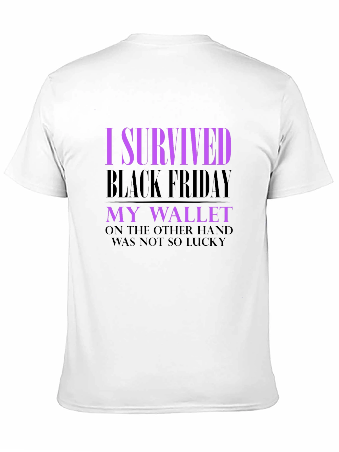 Black Friday Survivor Novelty T-Shirt