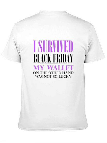 Black Friday Survivor Novelty T-Shirt