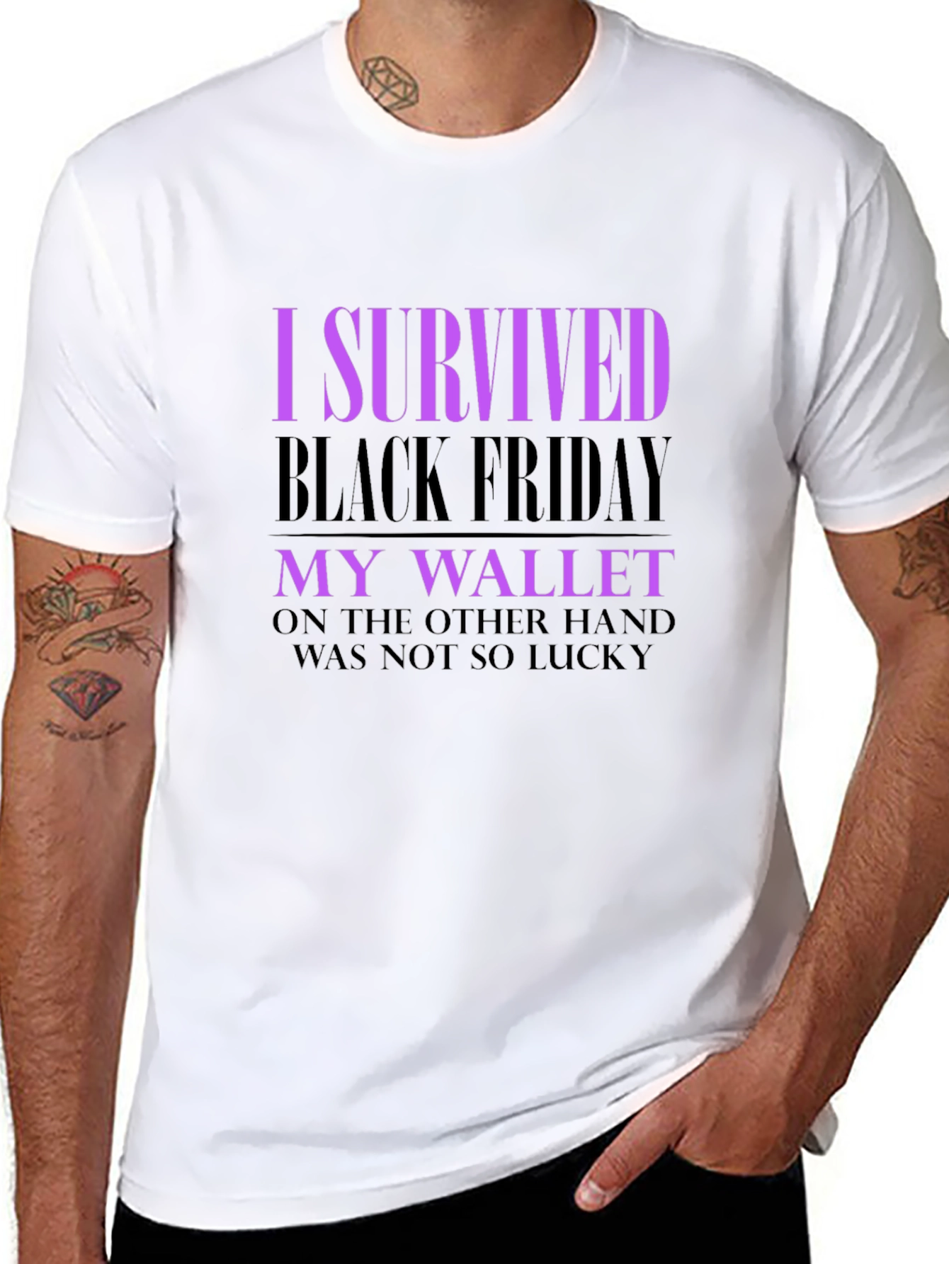 Black Friday Survivor Novelty T-Shirt