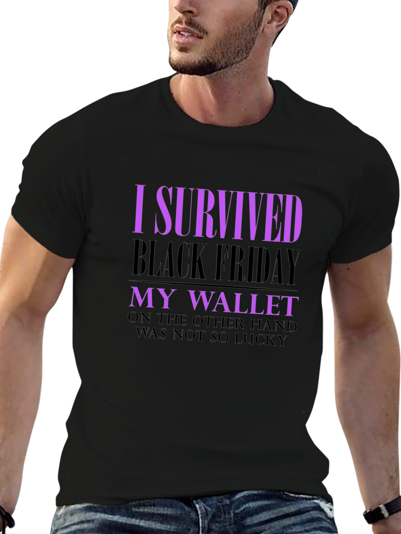 Black Friday Survivor Novelty T-Shirt