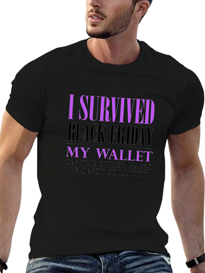 Black Friday Survivor Novelty T-Shirt