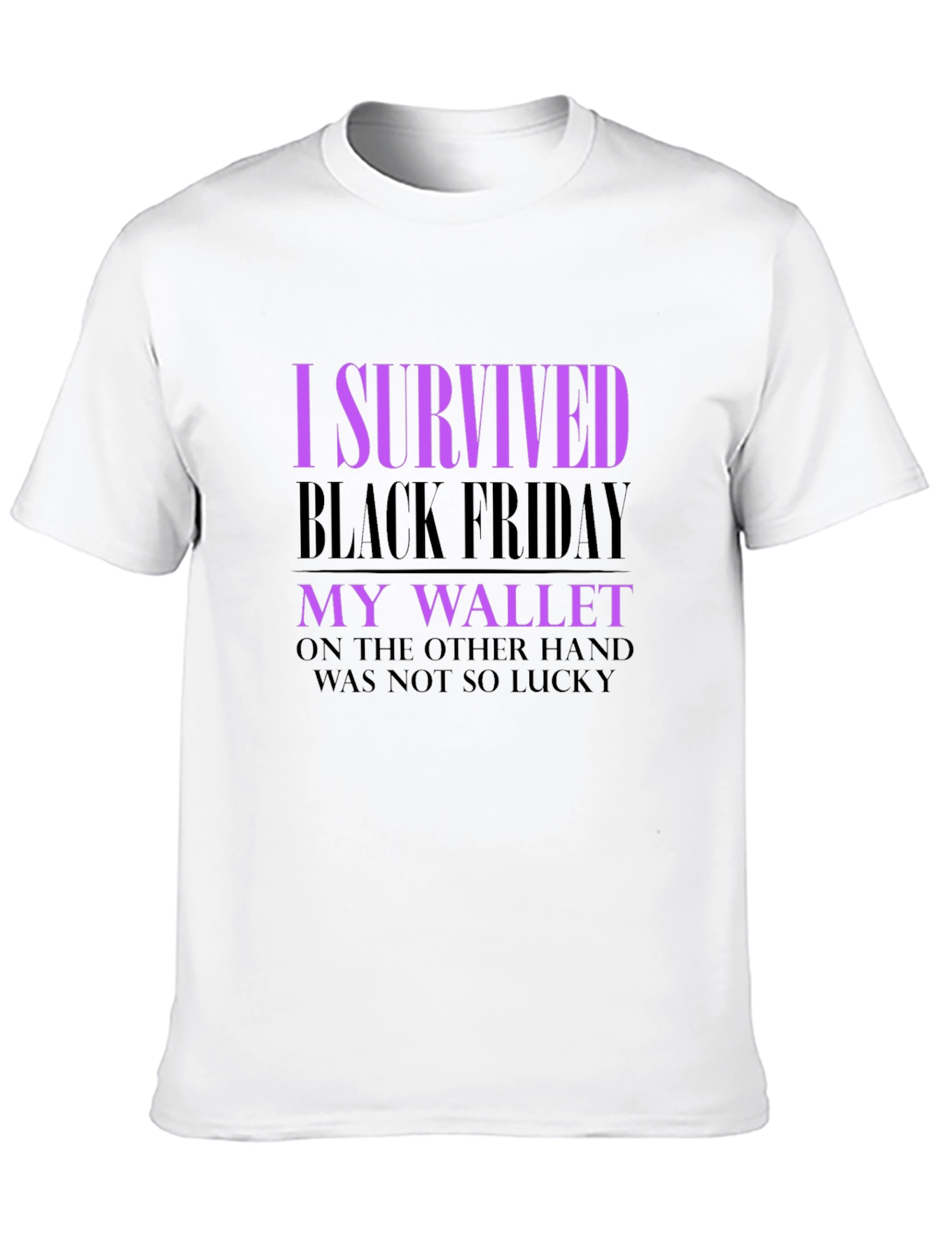 Black Friday Survivor Novelty T-Shirt