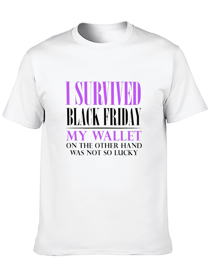 Black Friday Survivor Novelty T-Shirt