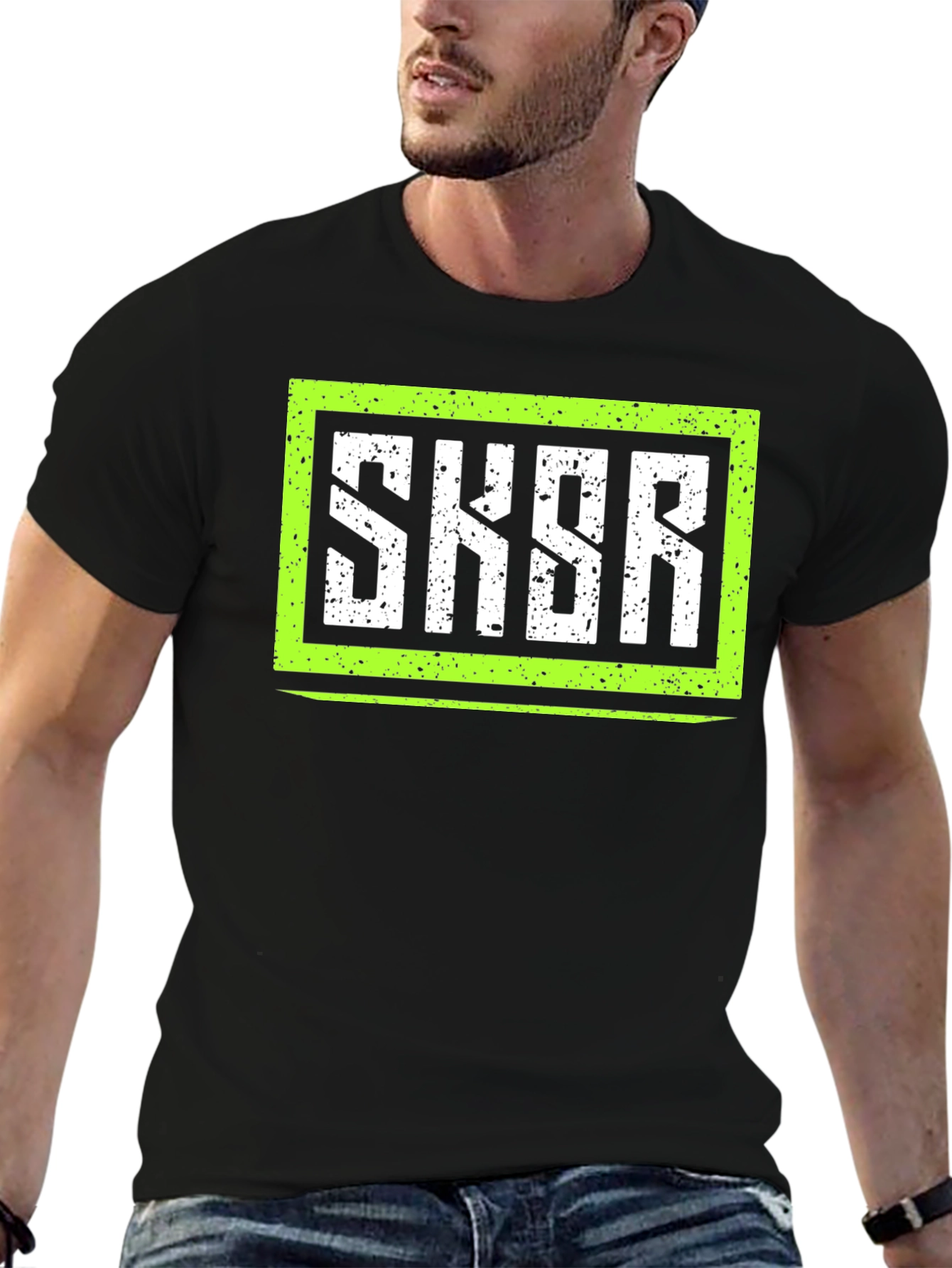 SKSR Graphic Tee - Edgy Urban Style