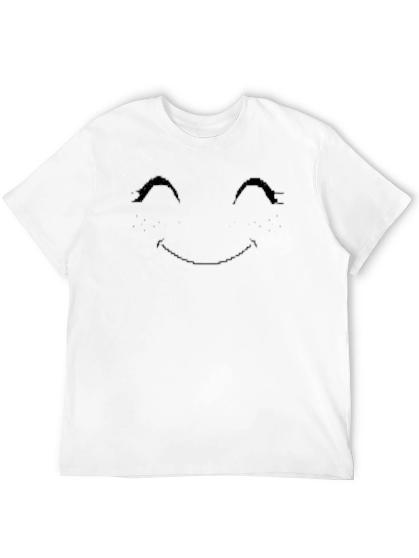Smiley Face Mens Black T-Shirt