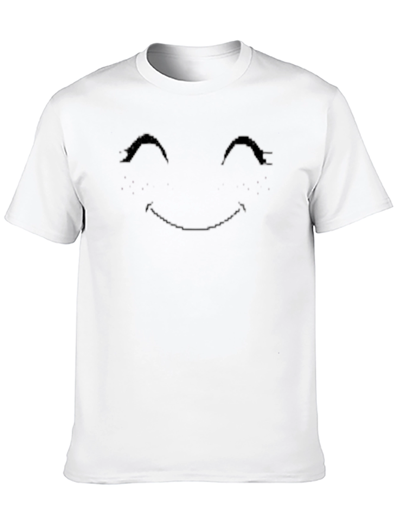 Smiley Face Mens Black T-Shirt