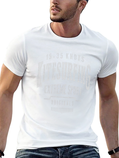 Kitesurfing Extreme Sport Graphic Tee - 15-35 Knots