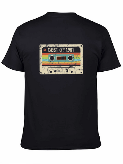 Best of 1981 Cassette Tape Graphic T-Shirt