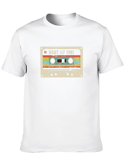 Best of 1981 Cassette Tape Graphic T-Shirt