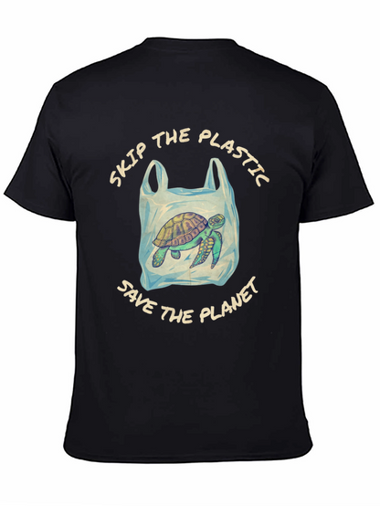 Eco-Friendly Turtle Tee: Skip Plastic Save the Planet