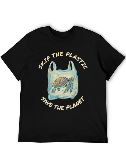 Eco-Friendly Turtle Tee: Skip Plastic Save the Planet