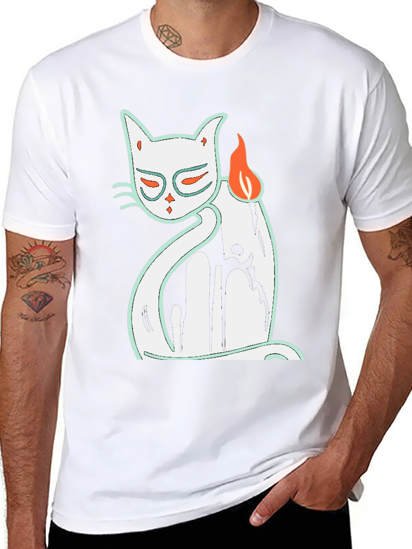 Cool Cat Flame T-Shirt