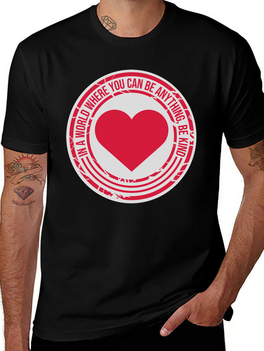 Kindness Heart Graphic Tee - Inspirational Design