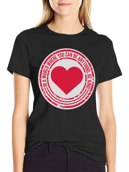Kindness Heart Graphic Tee - Inspirational Design