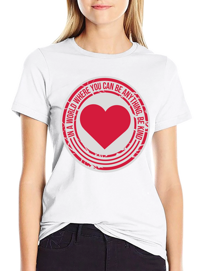 Kindness Heart Graphic Tee - Inspirational Design