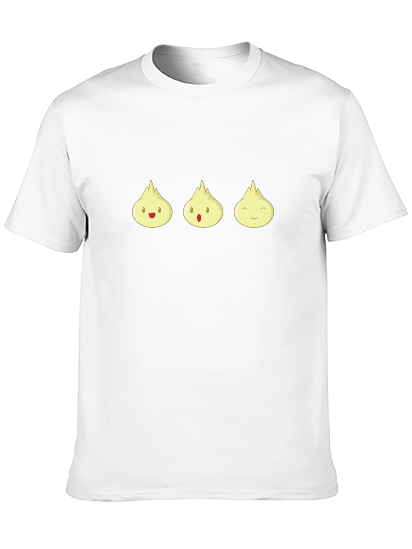 Cute Dumpling Graphic Tee - Black T-Shirt