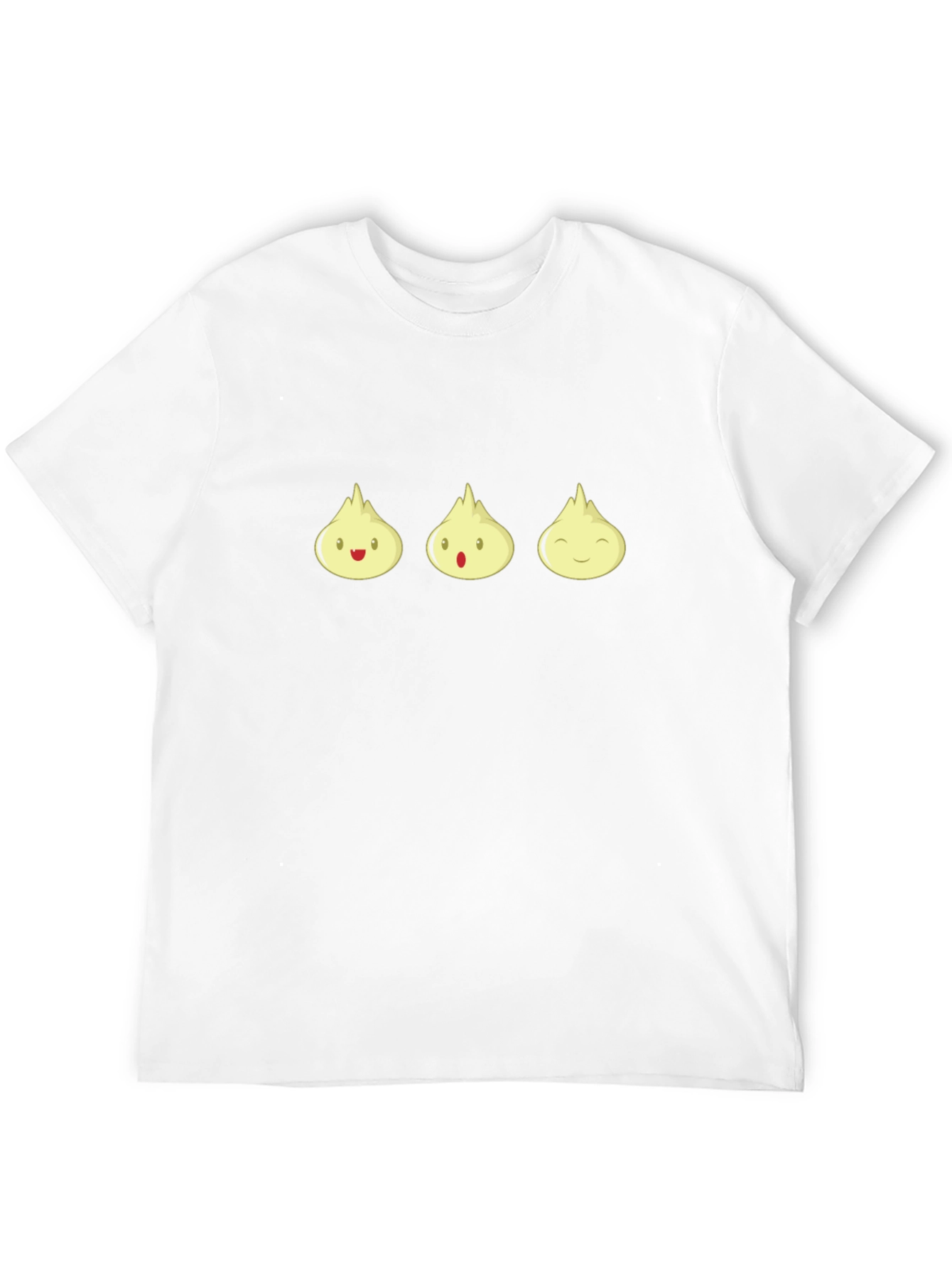 Cute Dumpling Graphic Tee - Black T-Shirt
