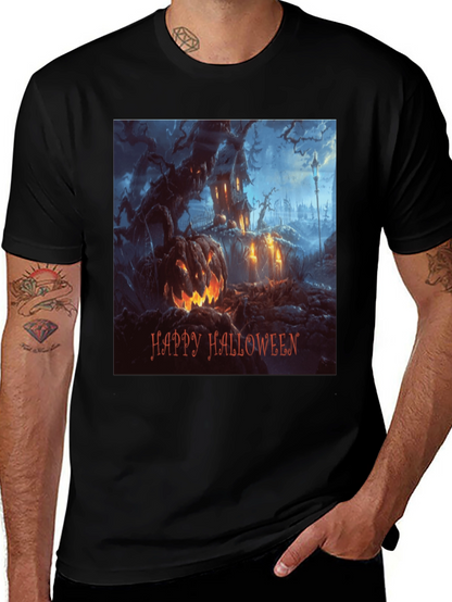Happy Halloween T-Shirt Spooky Pumpkin Design