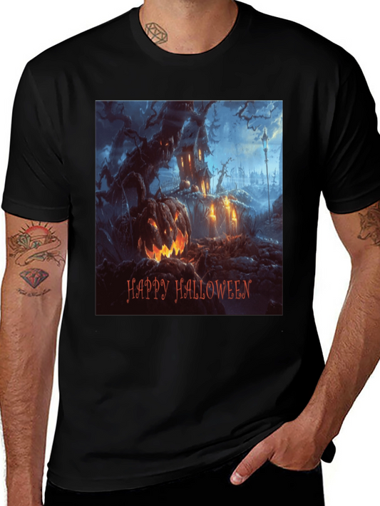 Happy Halloween T-Shirt Spooky Pumpkin Design