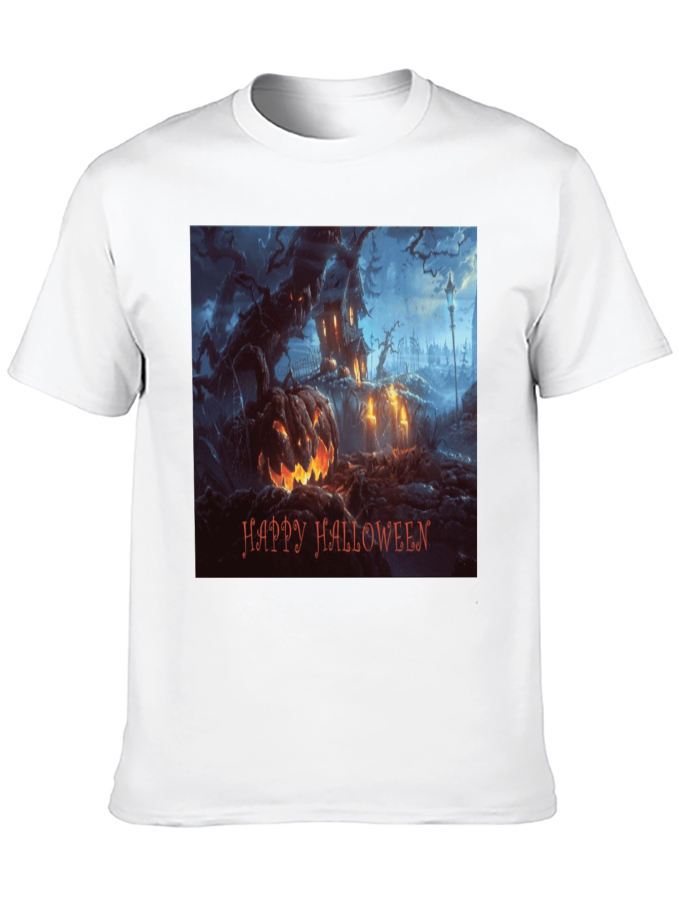 Happy Halloween T-Shirt Spooky Pumpkin Design