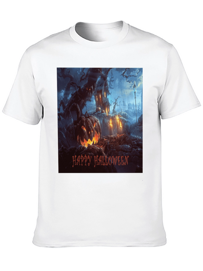 Happy Halloween T-Shirt Spooky Pumpkin Design