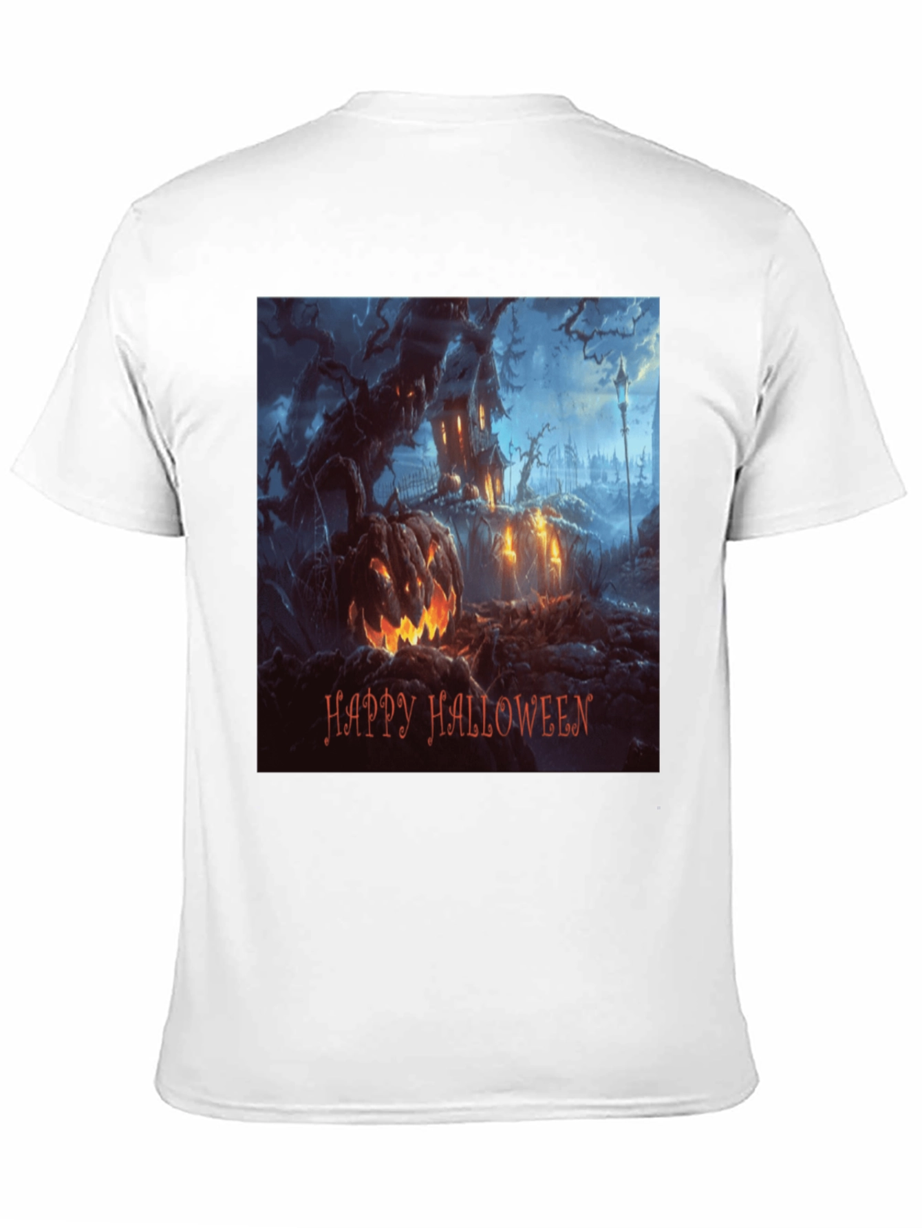 Happy Halloween T-Shirt Spooky Pumpkin Design