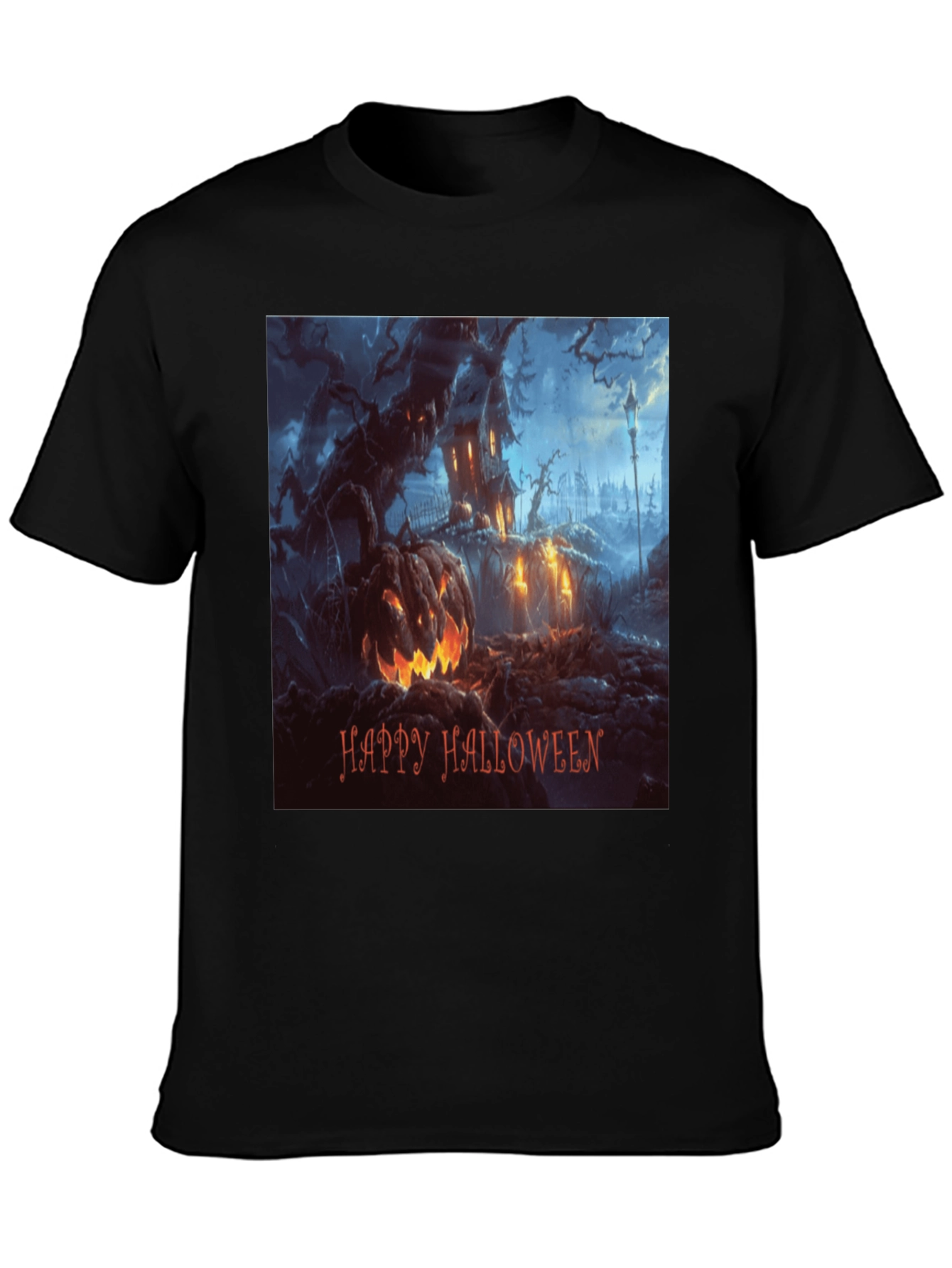 Happy Halloween T-Shirt Spooky Pumpkin Design