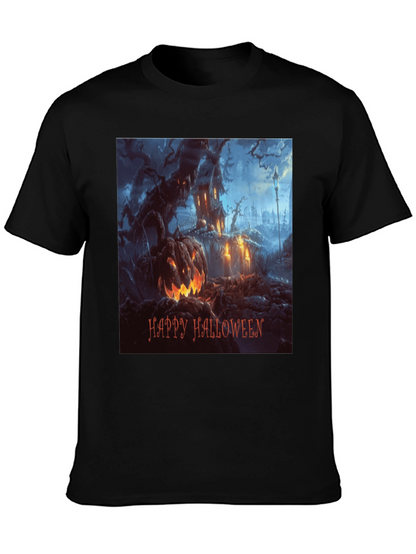 Happy Halloween T-Shirt Spooky Pumpkin Design