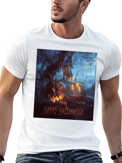 Happy Halloween T-Shirt Spooky Pumpkin Design