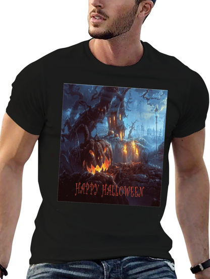 Happy Halloween T-Shirt Spooky Pumpkin Design